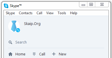 Network status on Skype for Windows constantly spins