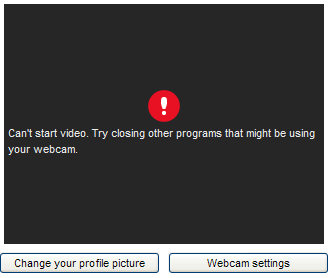 skype audio video settings no option to turn off webcam