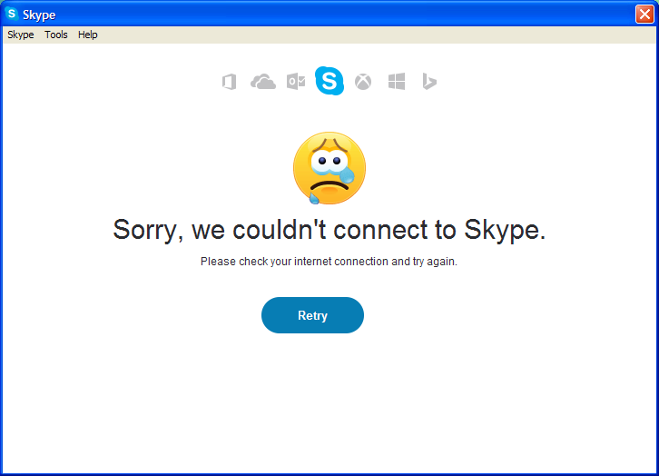 Cannot connect to Skype for Windows XP and Windows Vista