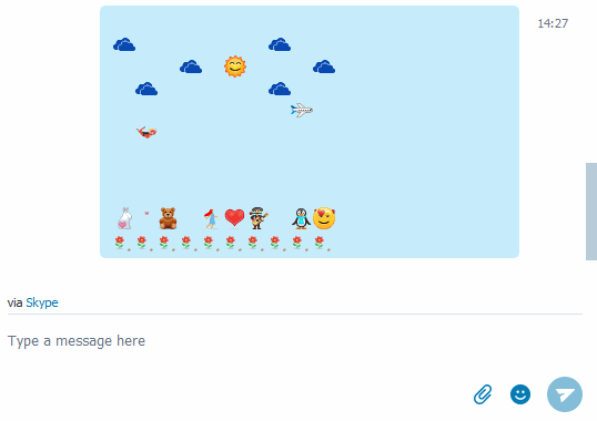 skype for business emoticons
