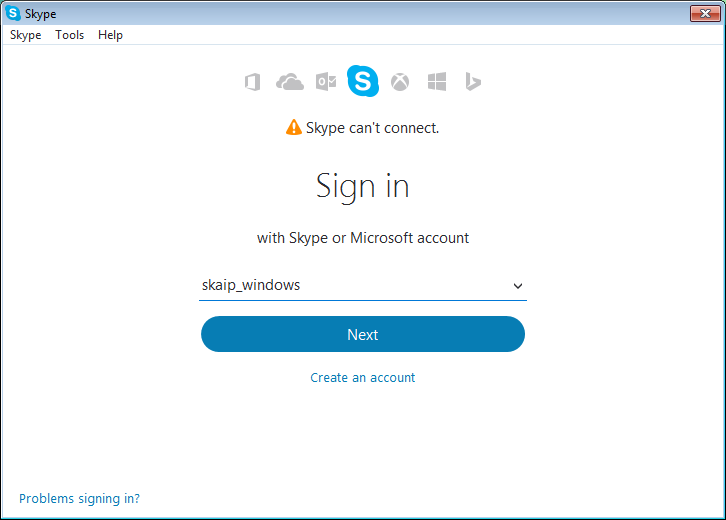 skype for web connecting