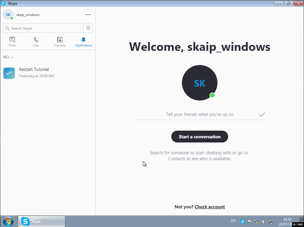 how to make admin on web skype