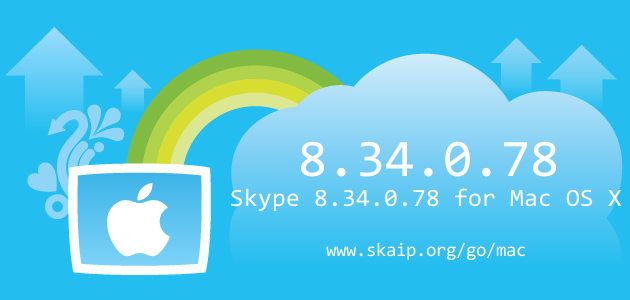 Skype 8.34.0.78 for Mac OS X